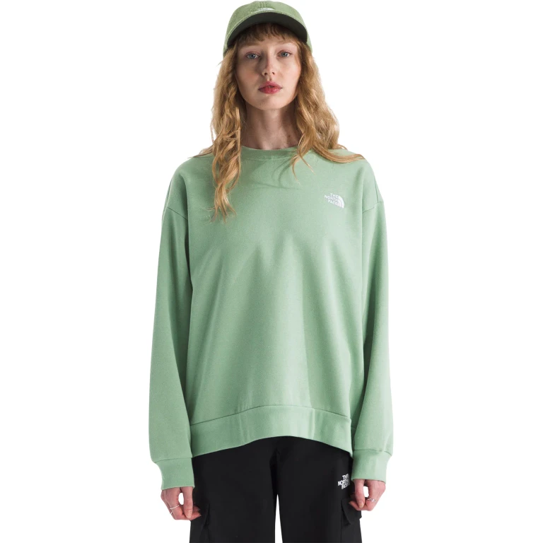 Evolution Simple Dome Oversized Crew Neck Sweatshirt - Women's