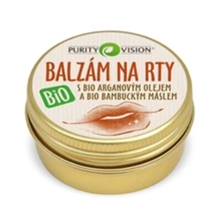 Organic lip balm with 12 ml of organic argan oil