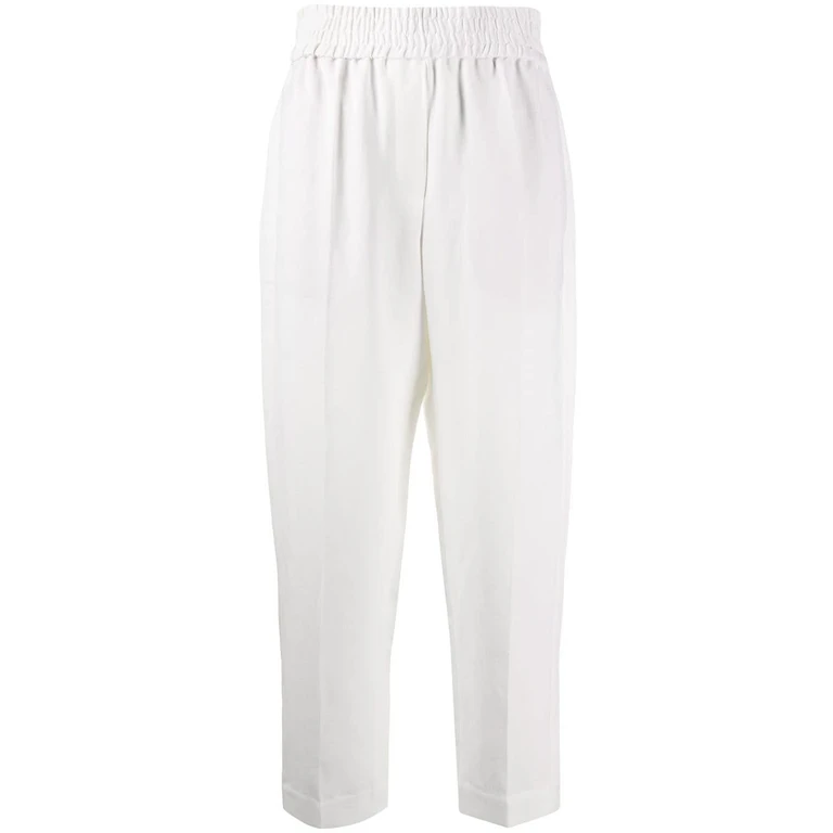 Pantalone in misto viscosa cioccolato