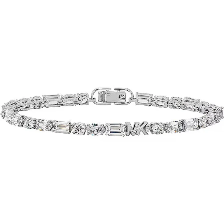 Luxury Silver Bracelet with Tennis Zirconia Mkc1661Cz040