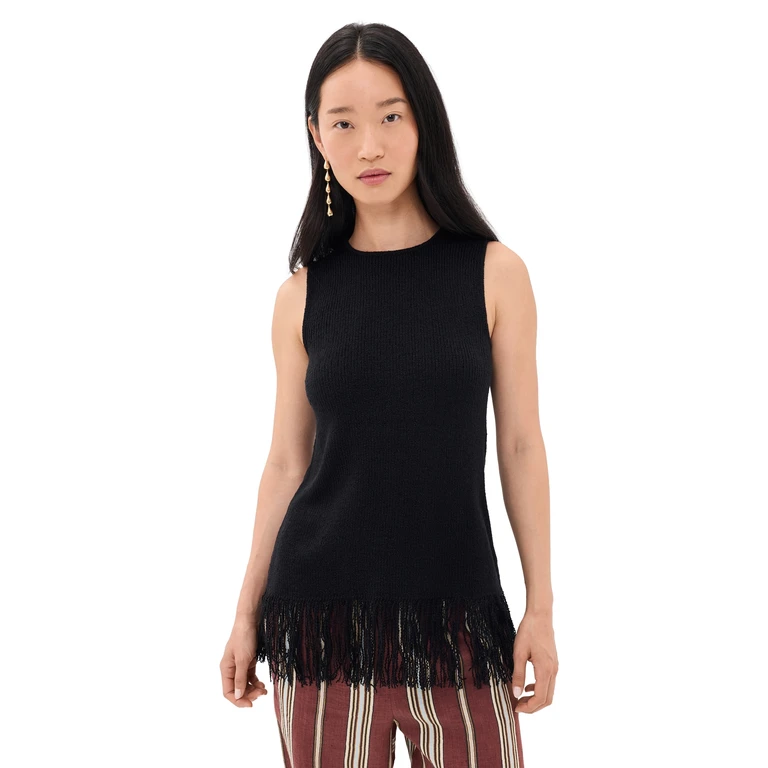 Lisel Knit Top Black L