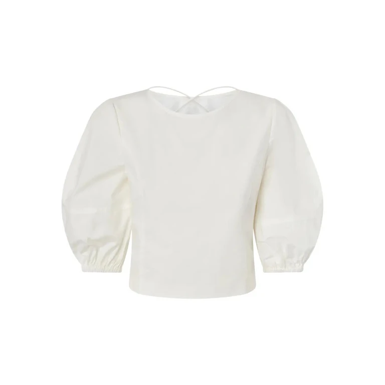 Cropped Bluse dos nu
