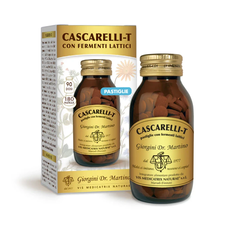 cascarelli-t tablets with lactic ferments 90 g - 180 tablets 500 mg
