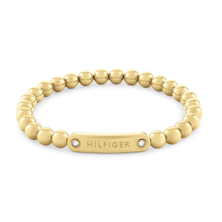 Gold-Plated Bead Bracelet for Women Metal Beads 2780935