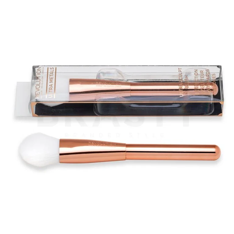 Blush Brush Makeup Revolution Ultra Metals Sculpt F303