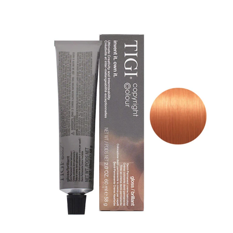 Color Gloss Semi-Permanent Hair Dye 7/44 Medium Blonde Copper Intensive 60 ml