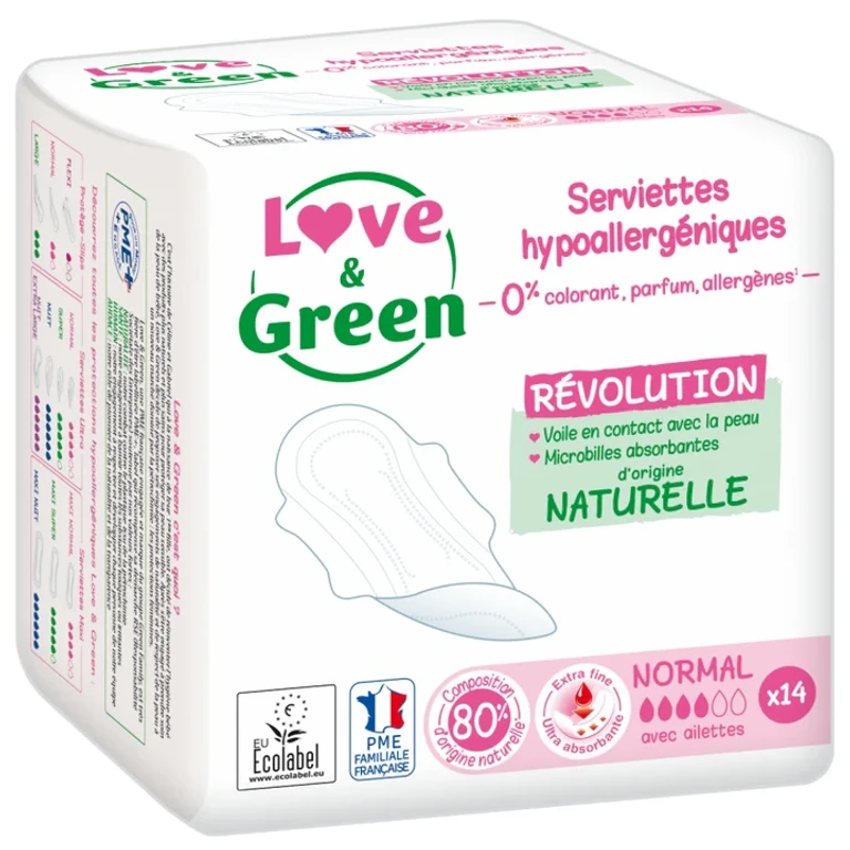 Love&Green Ecological Towels - Revolution - Normal x14