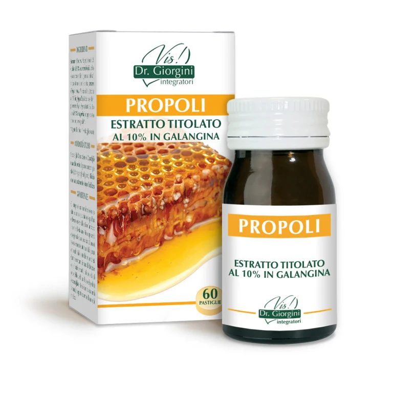 propolis titrated extract 60 tablets 500 mg - 30 gr