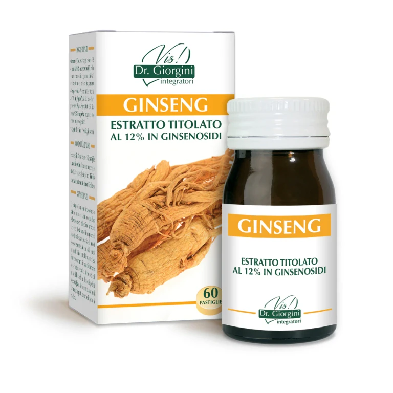 ginseng titrated extract 60 tablets 500 mg - 30 gr