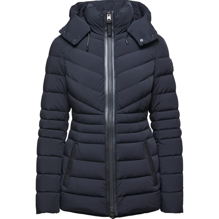 Patsy Stretch Lightweight Down Jacket with Removable Hood - Women's