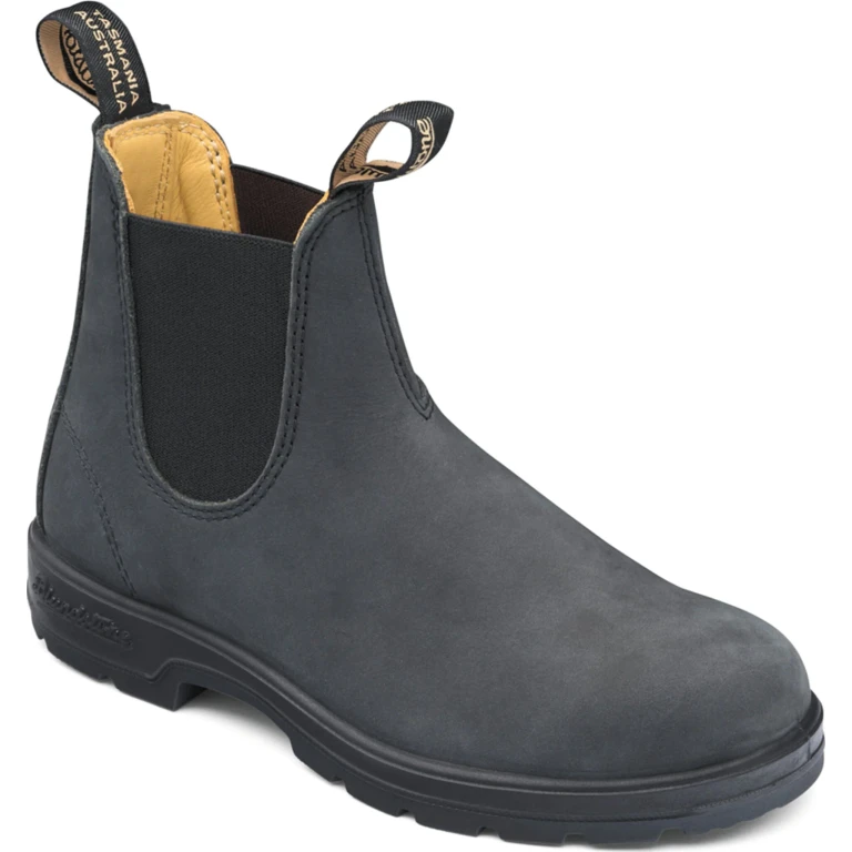 587 - Classic Rustic Black Boots - Unisex
