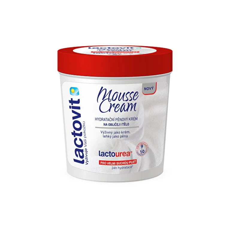Moisturizing Mousse Cream For Face And Body Lactourea Mousse Cream 250 Ml