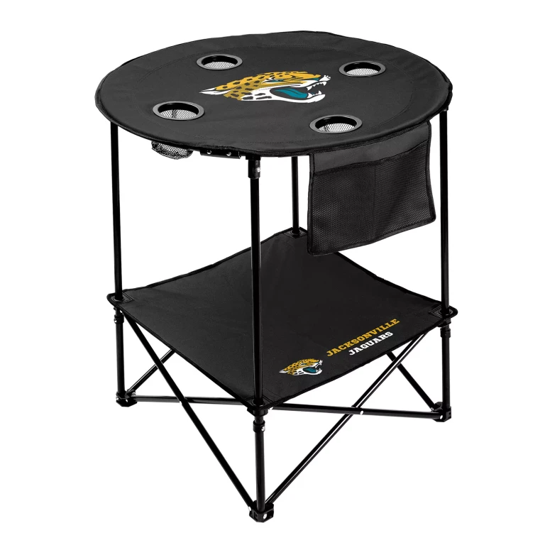 NFL Round Table w/ Shelf - Jacksonville Jaguars:- Jacksonville Jaguars