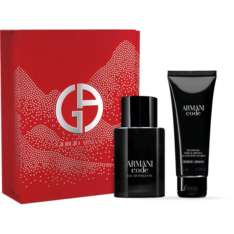 Code gift pack for men Armani Code Eau de Toilette refillable 50 ml + perfumed shower gel 75 ml