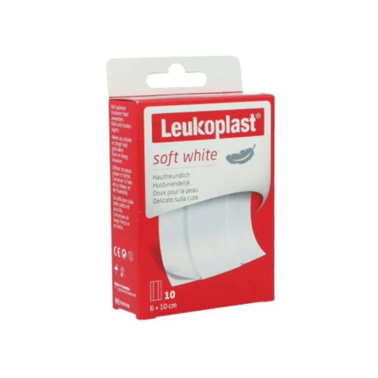 Leukoplast Soft White 6x10cm 5 pansements