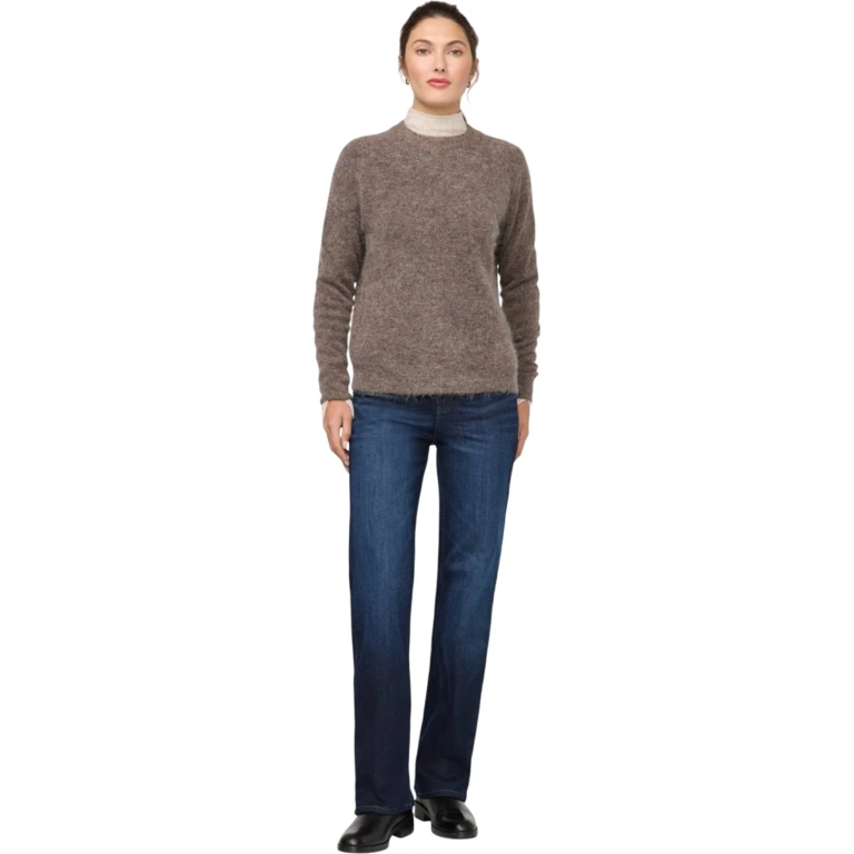 Tech Fleece Denim High Rise Straight Leg Jeans - Women's