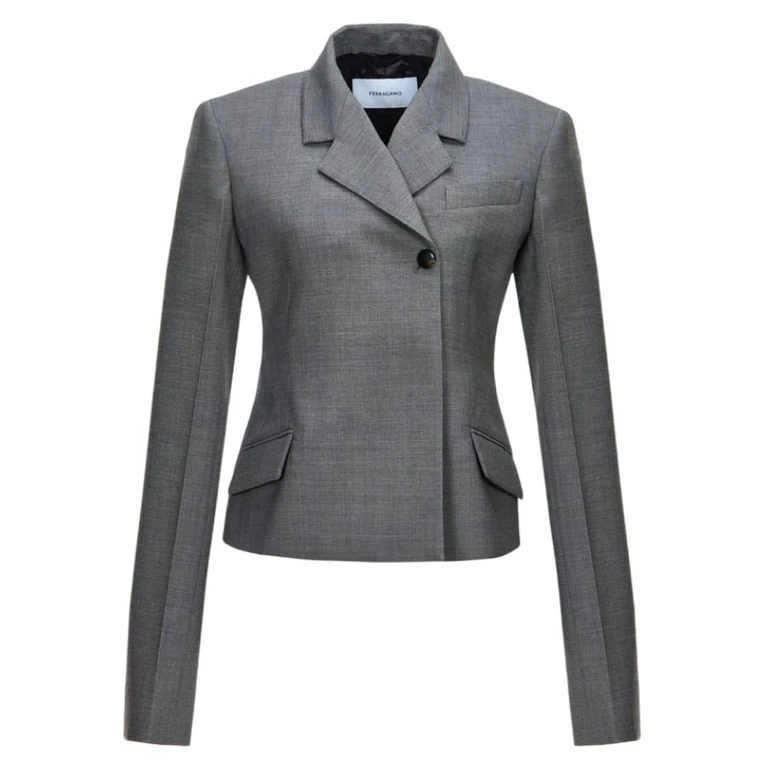 Double Breasted Slim-Fit Blazer
