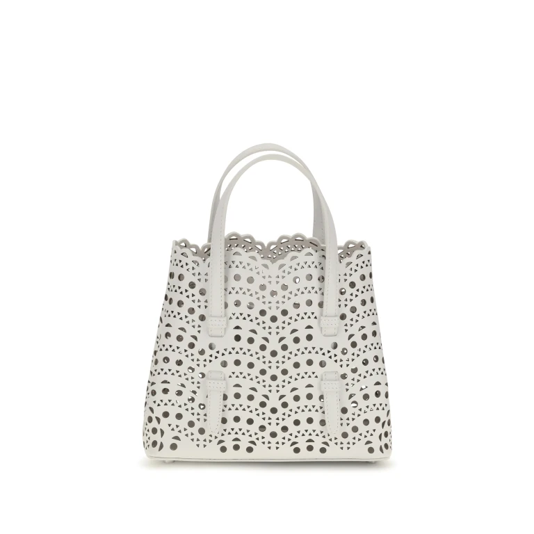 Handbag Mina Calf Leather Off-White