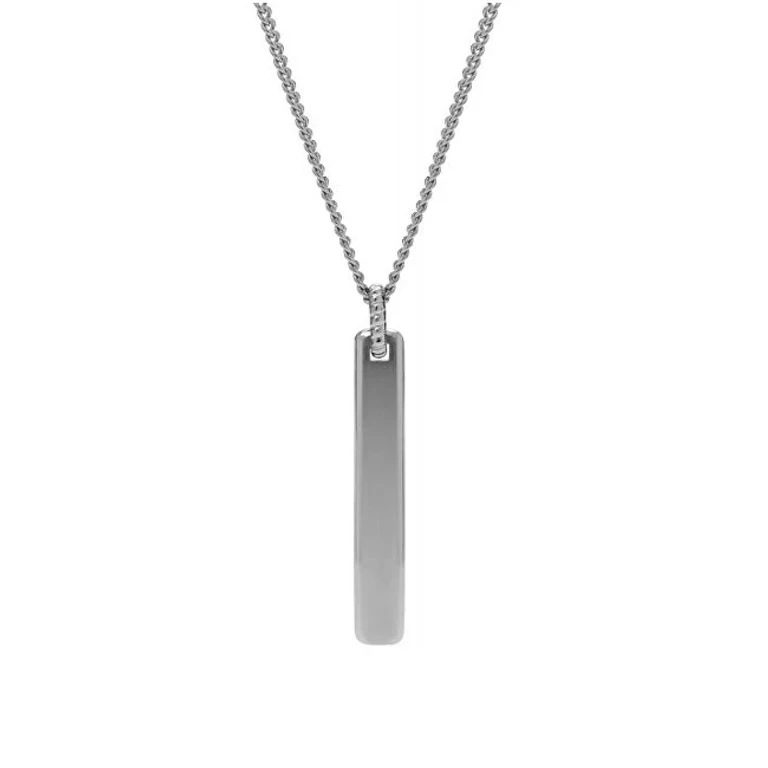 Modern Necklace in Vintage Casual Steel Jf03988040