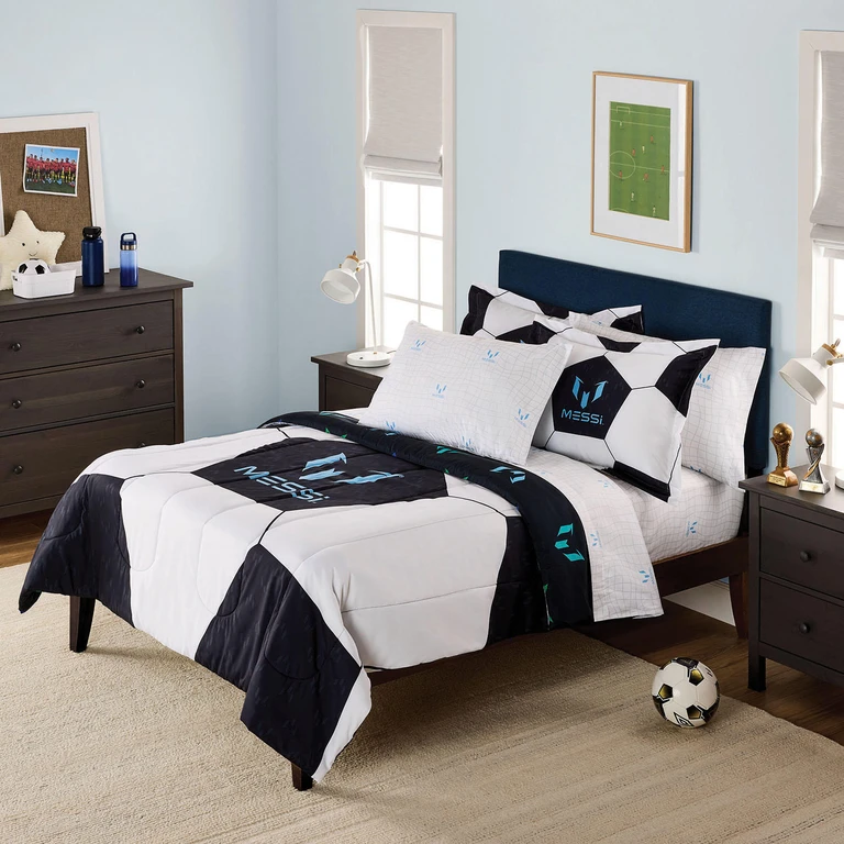 Princess 7PC Full-Sized Bed-in-a-Bag:- Messi, Full