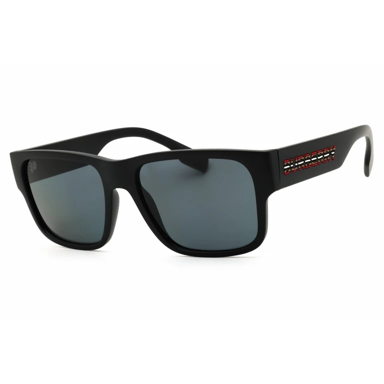 Mens Black Rectangular Sunglasses 0BE4358