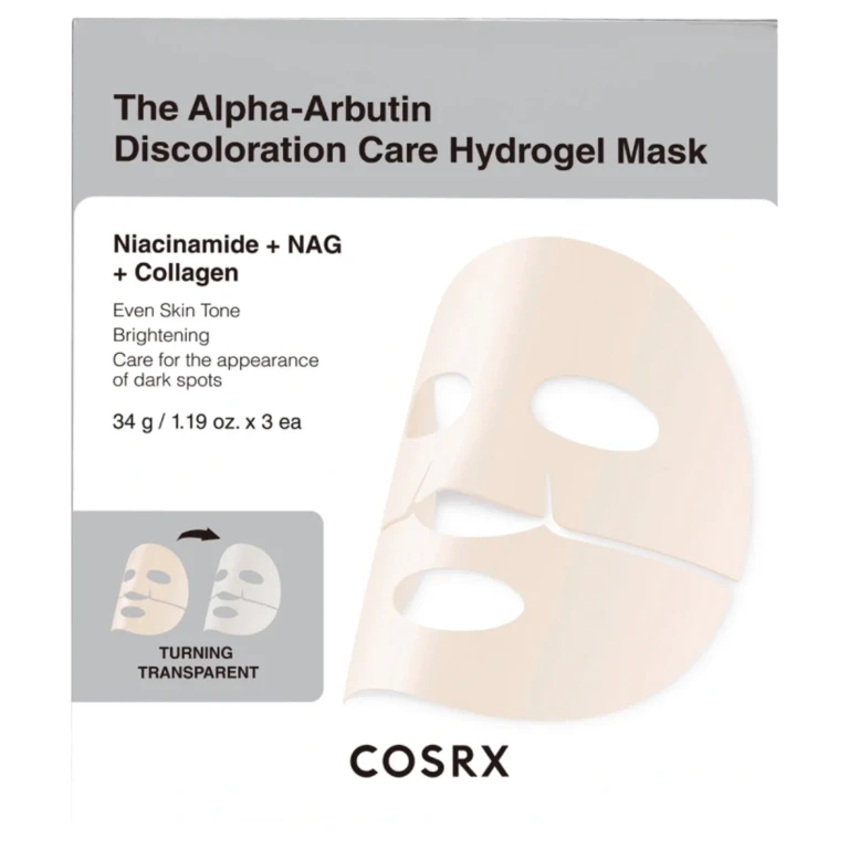 Arbutin Discolorazione Maschera Hydrogel 34g — Maschera viso