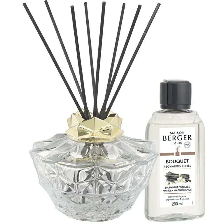 Kali Transparent Aroma Diffuser Gift Set + Magnificent Vanilla Refill 200ml