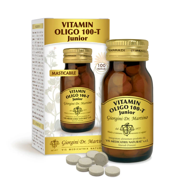 Vitamin Oligo 100-T Junior 50 G - Tablets Of 500 Mg