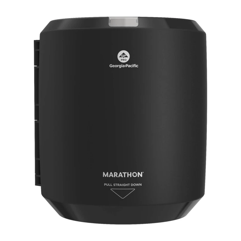 Manual Centerpull Paper Towel Dispenser, Black