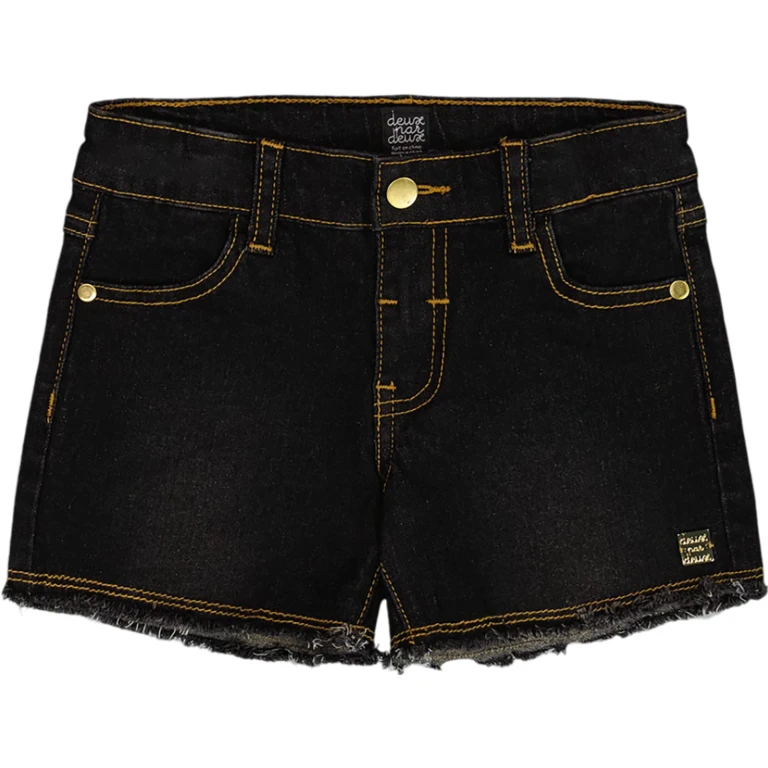 Jean Shorts with Embroidery - Big Girl
