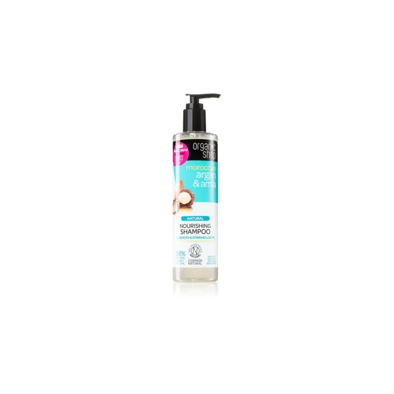 Natural Moroccan Argan & Amla Nourishing Shampoo for Damaged and Dyed Hair 280ml