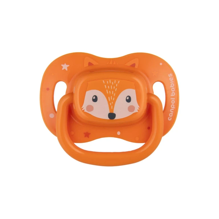 Cute Animals 18m+ orange pacifier 1 pc