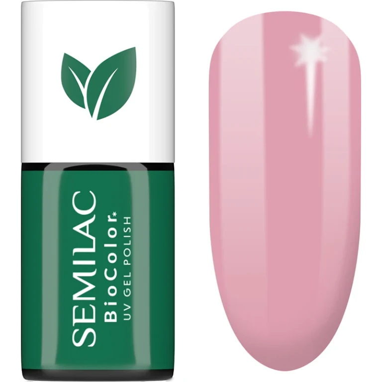 UV Hybrid BioColor Gel Nail Polish with UV/LED Lamp Color 713 Pink Wildflowers 7ml