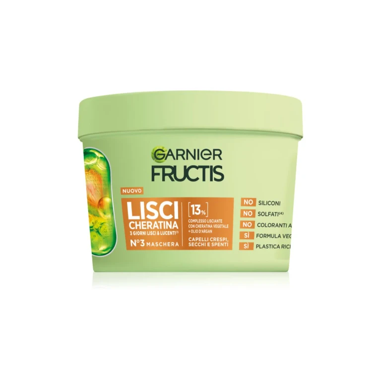 Fructis Lisci Keratin nourishing hair mask for shine 370 ml