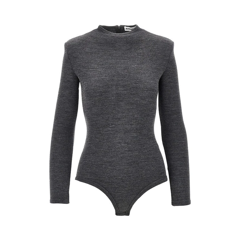 Wool jersey bodysuit Woman S