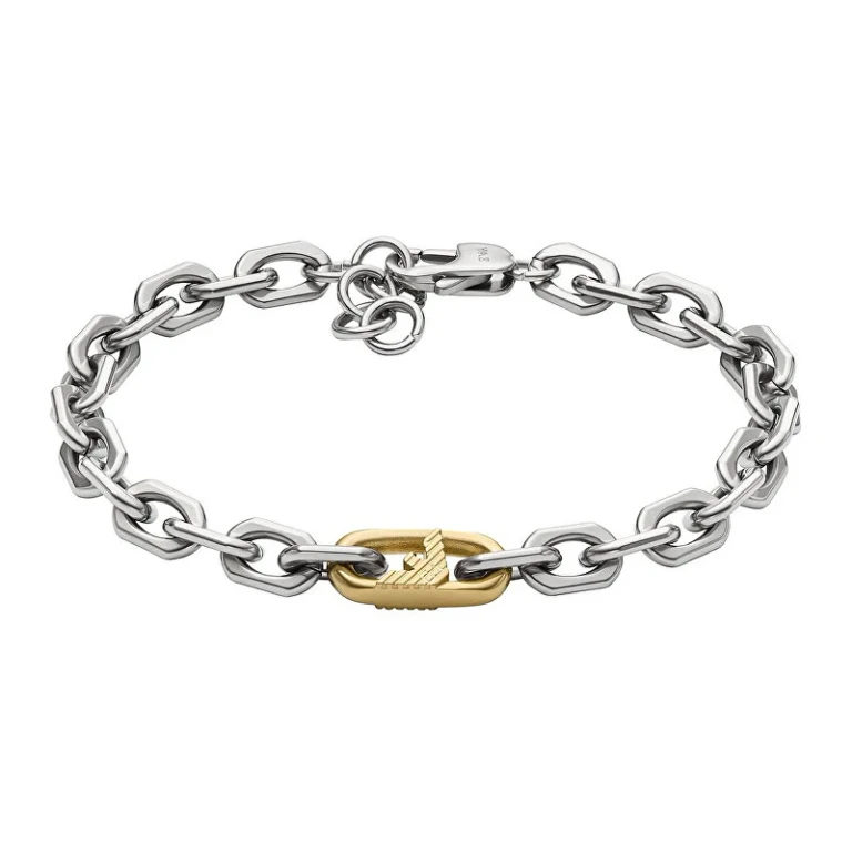 Men's Bracelet in Bicolor Steel Egs3148040