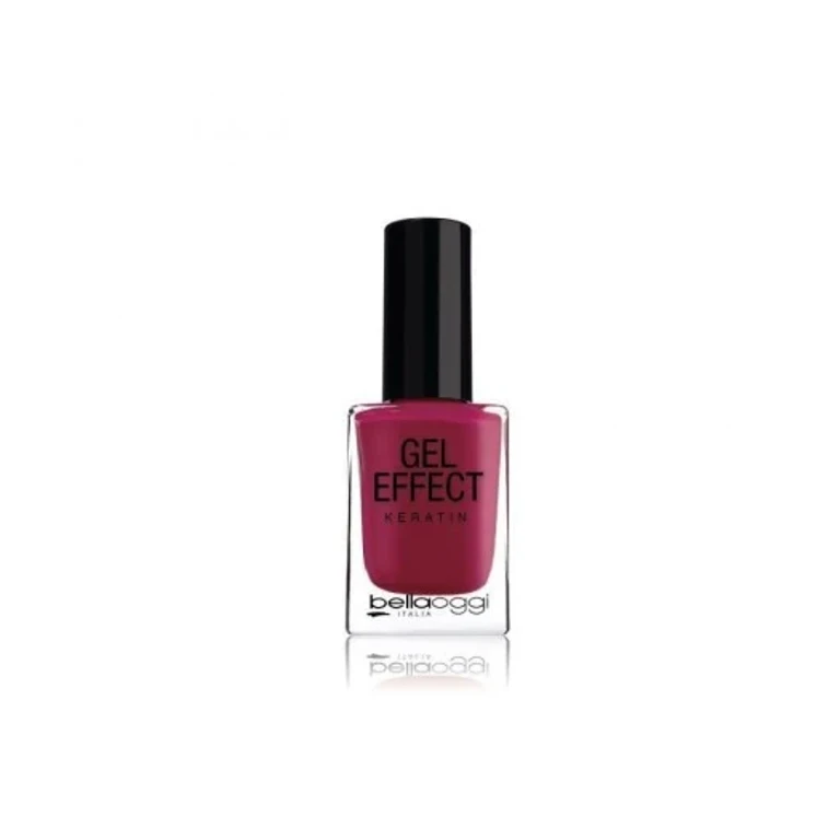 Gel effect keratin gel effect nail polish with pearl rose keratin