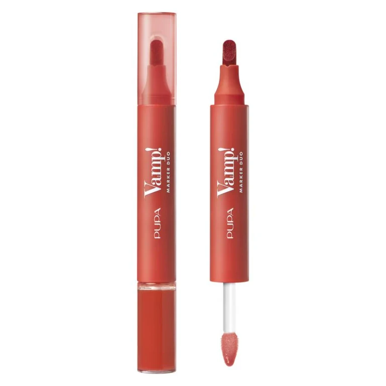 Vamp! Marker Duo - Lip marker and oily lip gloss 003 - Grape juice 4 ml