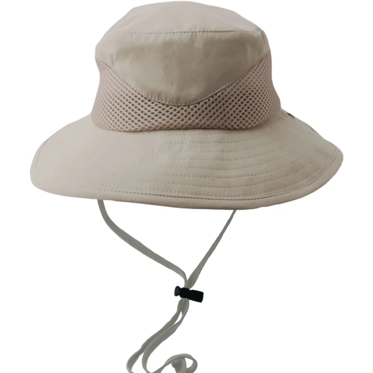 Ozcar Outback Mesh Bucket Hat with Cord - Unisex