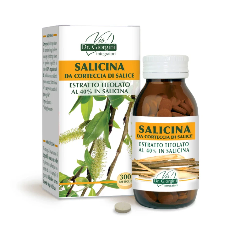 Dr Giorgini Salicina From Willow Bark E.Tit.90G - 300 Mg Tablets
