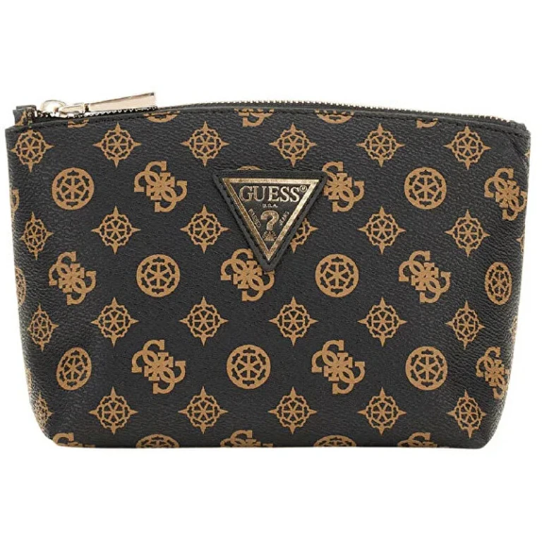 Brown Women's Cosmetic Bag