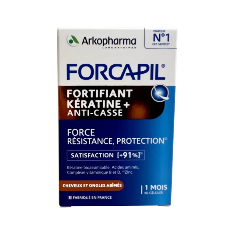 Forcapil Strengthening Keratin + Anti-Cassa 60 capsules