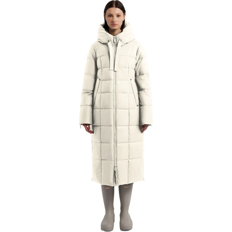 Ireland PU Coated Longline Puffer Jacket - Women's