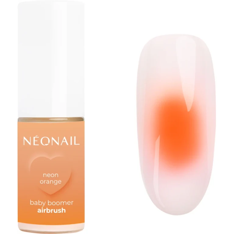 Baby Boomer Airbrush Colored Powder for Nails Neon Orange 5 g