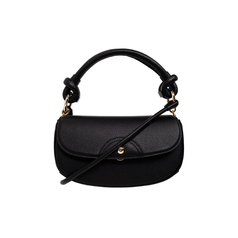 Salvatore Ferragamo Ladies Black Leather Glam Multifunctional Hybrid Bag