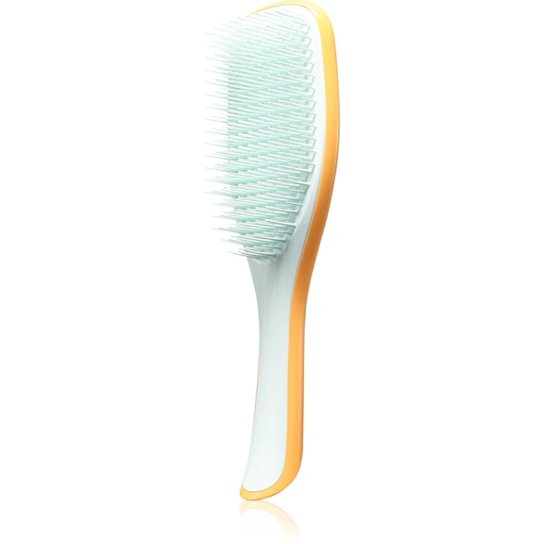 The Ultimate Flat Brush for Straight and Curly Hair Orange