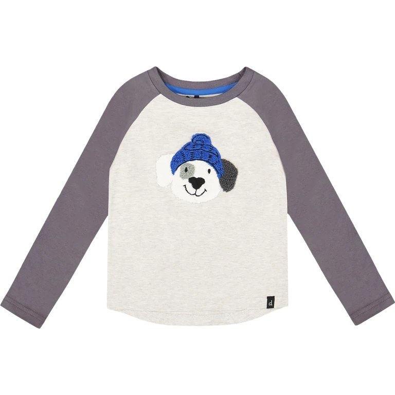 Raglan Sleeve Organic Cotton Jersey T-Shirt - Baby Boy