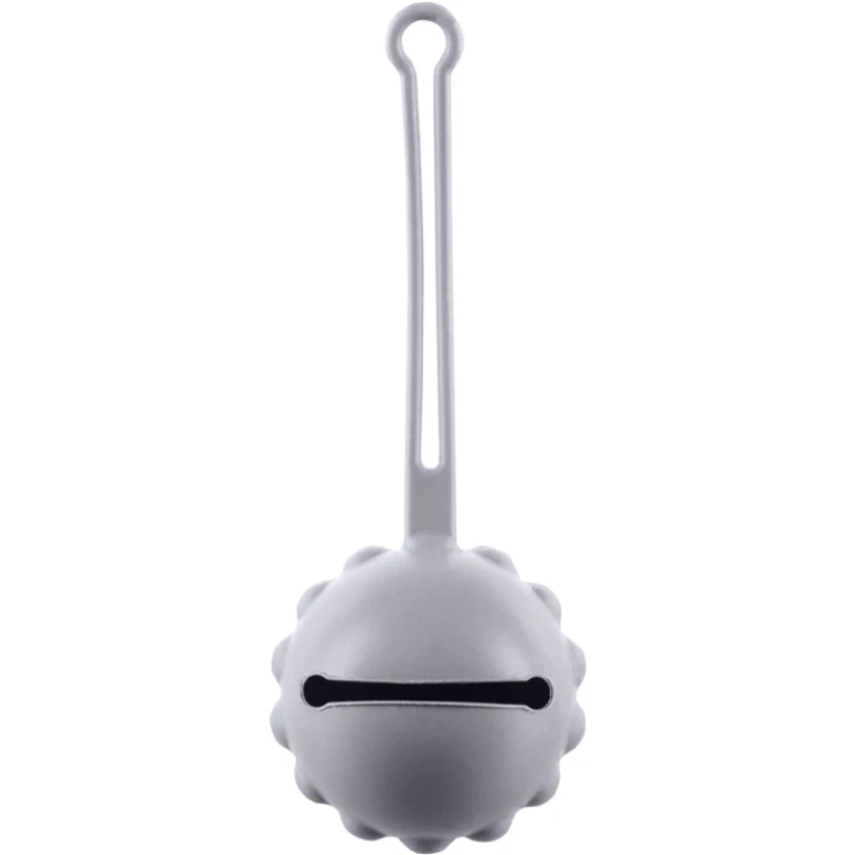 Silicone pacifier holder Dove grey