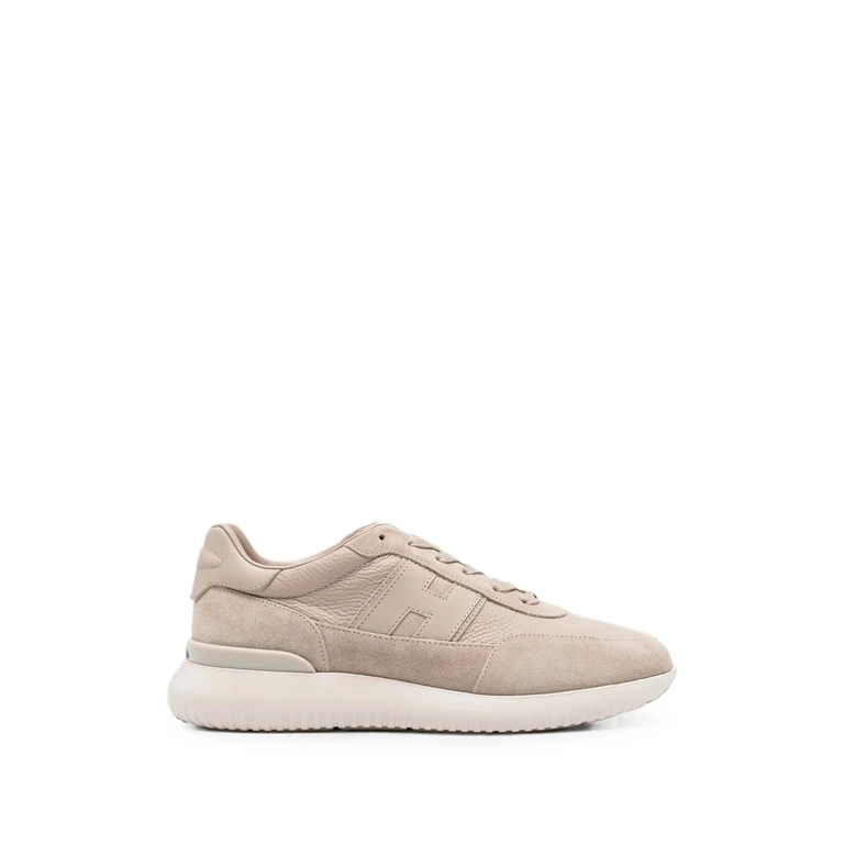 Sneaker aus Wildleder mit seitlichem H-Emblem