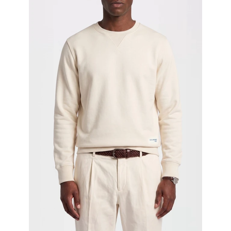 Cotton Crew Neck Sweatshirt (MJMB552117TZGCB003)